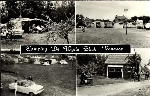 Ak Renesse Schouwen-Duiveland Zeeland, Camping de Wijde Blick