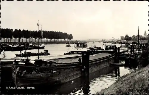 Ak Maasbracht Limburg Niederlande, Haven