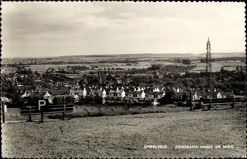 Ak Simpelveld Limburg Niederlande, Panorama vanaf de Huls