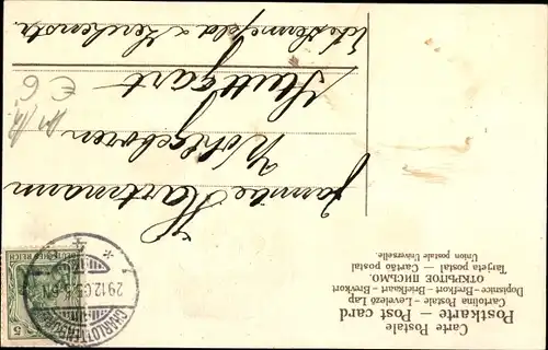 Präge Ak Glückwunsch Neujahr, Kinder, Korb mit Glücksklee