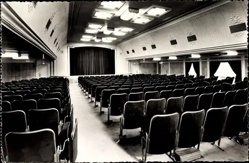 Ak Paquebot Liberté, CGT French Line, La Salle de Spectacle de 1re Classe