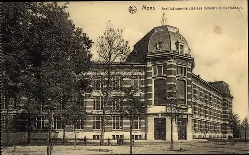 Ak Mons Wallonien Hennegau Belgien, Institut commercial des Industriels du Hainaut