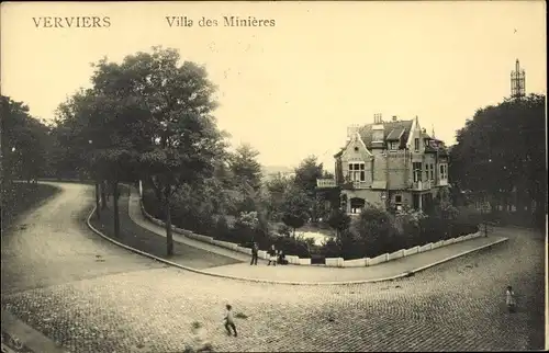 Ak Verviers Wallonien Lüttich, Villa des Minieres