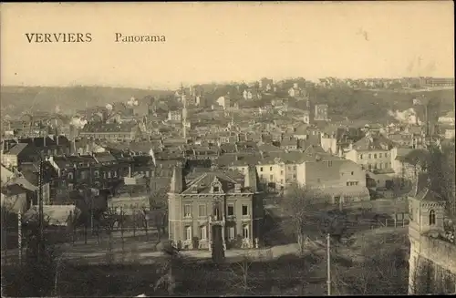Ak Verviers Wallonien Lüttich, Panorama