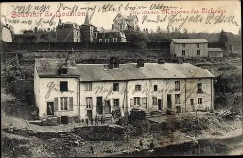 Ak Bouillon Wallonien Luxemburg, Anciennes Maisons des Pecheurs