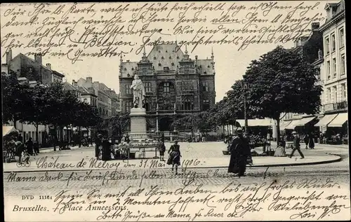 Ak Bruxelles Brüssel, Place Anneessens