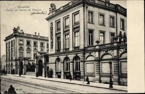 Ak Bruxelles Brüssel, Palais du Comte de Flandre