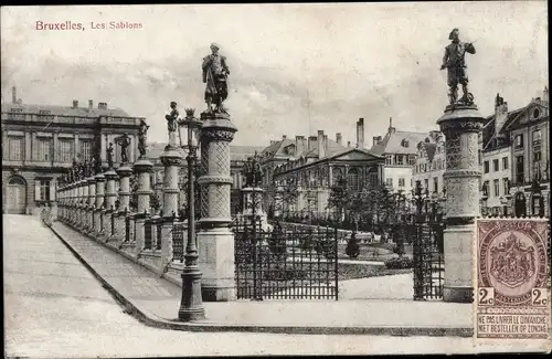 Ak Bruxelles Brüssel, Les Sablons