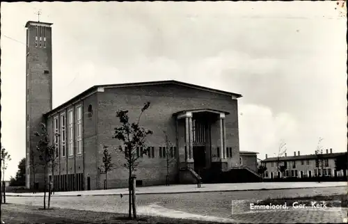 Ak Emmeloord Flevoland Niederlande, Geref. Kerk