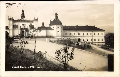 Ak Příbram Pibrans Mittelböhmen, Kloster Svatá Hora, Wallfahrtsort