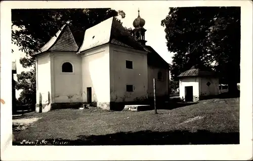 Foto Ak Vlčeves Südböhmen, Kirche