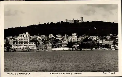 Ak Palma de Mallorca Balearische Inseln, Castillo de Bellver y Terreno