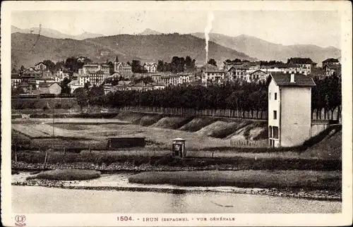 Ak Irún Irun Baskenland Spanien, Vue Generale