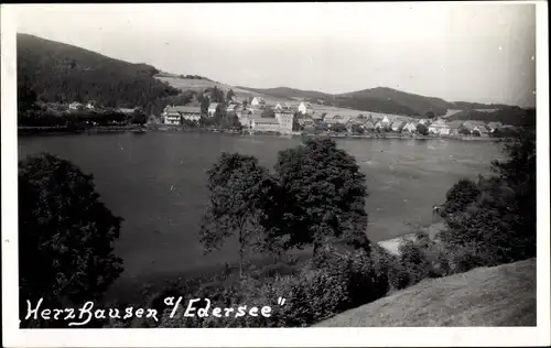 Ak Herzhausen Vöhl in Hessen, Edersee