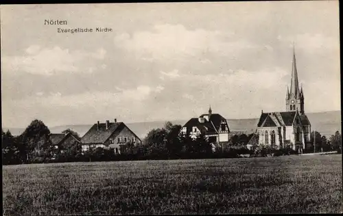 Ak Nörten Hardenberg in Niedersachsen, Evang. Kirche