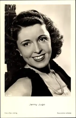 Ak Schauspielerin Jenny Jugo, Portrait