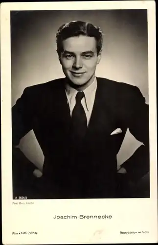 Ak Schauspieler Joachim Brennecke, Portrait, Film Foto Verlag A 3626/1