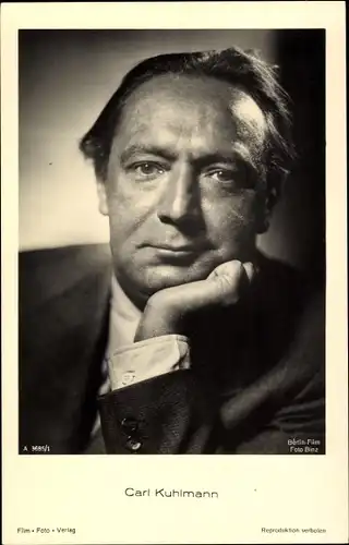 Ak Schauspieler Carl Kuhlmann, Portrait, Film Foto Verlag A 3685/1