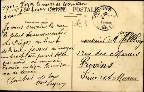 Ak Diego Suarez Antsiranana Madagaskar, Rue Colbert