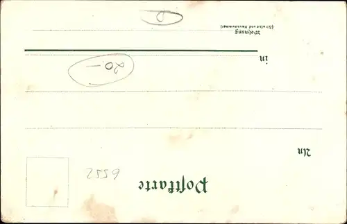 Litho Bad Münster am Stein Ebernburg, Teilansicht, Rheingrafenstein, Ebernburg