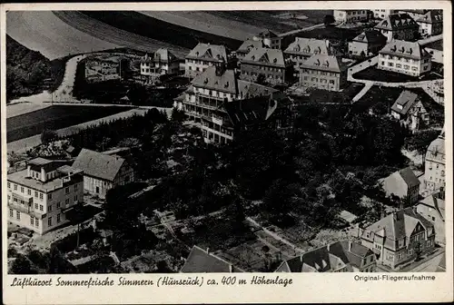 Ak Simmern im Hunsrück, Fliegeraufnahme