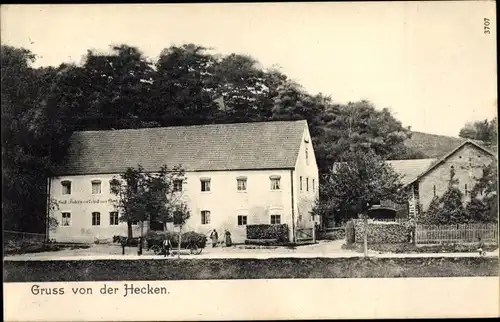 Ak Gruß von der Hecken, Gastwirtschaft