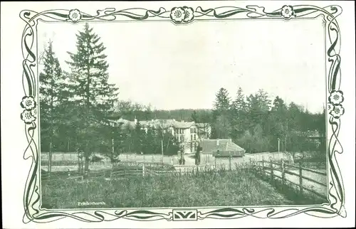 Ak Friedrichsruh Aumühle, Schloss, Johannes Ed. Jepp Vertreter für Brauereien und Bier-Export