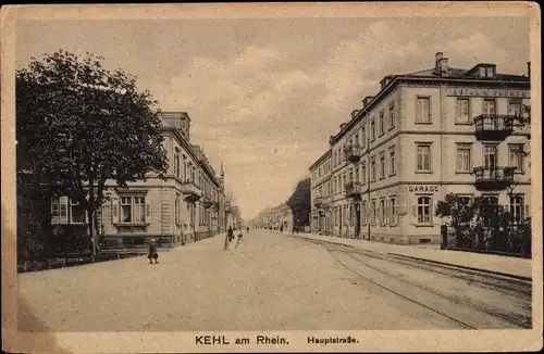 Ak Kehl am Rhein Baden Württemberg, Hauptstraße, Hotel du Saumon