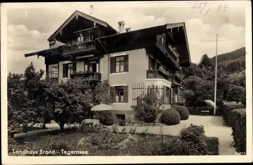 Ak Tegernsee in Oberbayern, Landhaus Brand