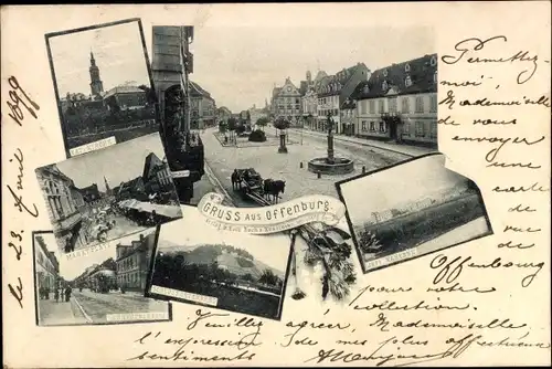 Ak Offenburg in Baden Schwarzwald, Stadtansichten