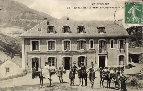 Ak Gavarnie Hautes Pyrénées, Hotel du Cirque