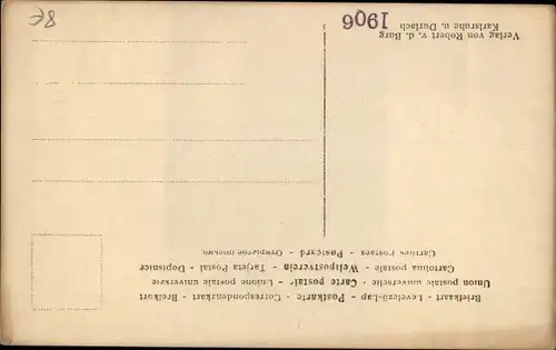 Ak Ludwigsvorstadt Isarvorstadt München, Schulhaus, Stielerstraße, Arch. Prof. Hocheder