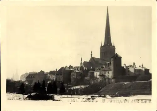 Foto Tallinn Reval Estland, Teilansicht, Januar 1944