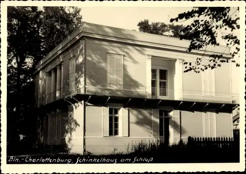 Foto Ak Berlin Charlottenburg, Schinkelhaus am Schloss