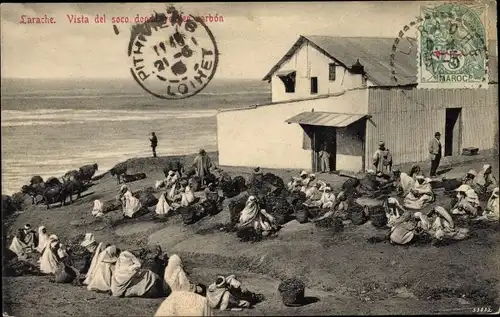 Ak Larache Marokko, Vista del soco