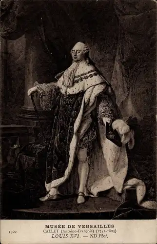 Künstler Ak Callet, Portrait de Louis XIV