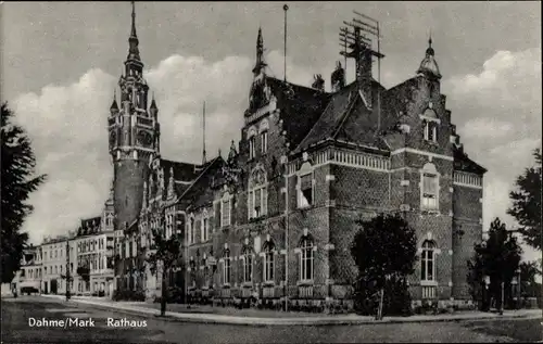 Ak Dahme in der Mark, Rathaus
