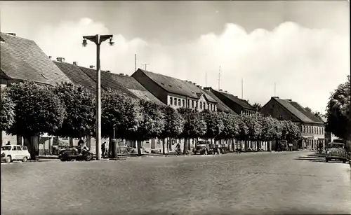 Ak Sonnewalde in der Niederlausitz, Marktplatz