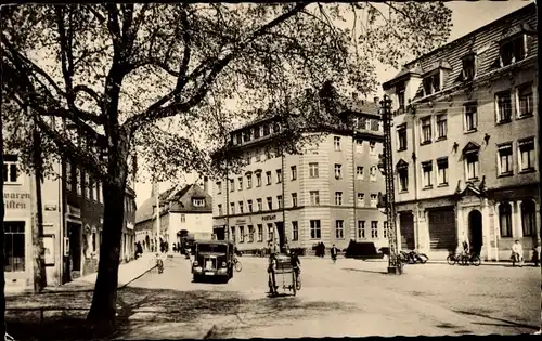 Ak Wilsdruff in Sachsen, Karl Marx Straße und Post