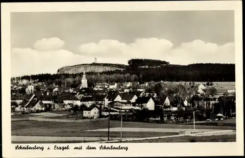 Ak Scheibenberg im Erzgebirge, Panorama