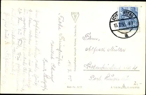 Ak Scheibenberg im Erzgebirge, Panorama