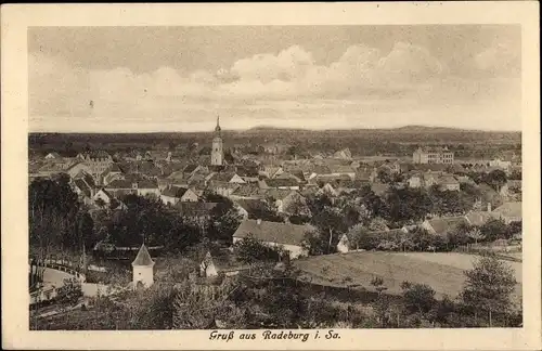 Ak Radeburg in Sachsen, Panorama
