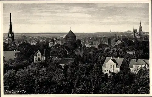 Ak Freiberg in Sachsen, Stadtbild