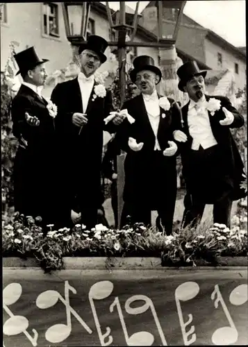 Ak Finsterwalde in der Niederlausitz, Die Sänger von Finsterwalde