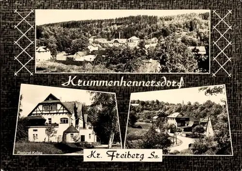 Ak Krummenhennersdorf Halsbrücke in Sachsen, Pastoral Kolleg, Panorama