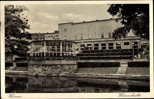 Ak Weimar in Thüringen, Weimarhalle