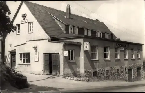 Ak Masserberg in Thüringen, HO-Gaststätte Berghof, Außenansicht