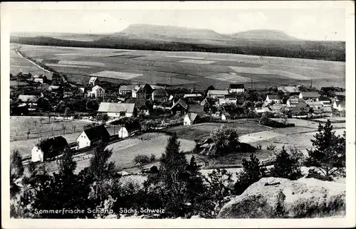 Ak Reinhardtsdorf Schöna in Sachsen, Panorama