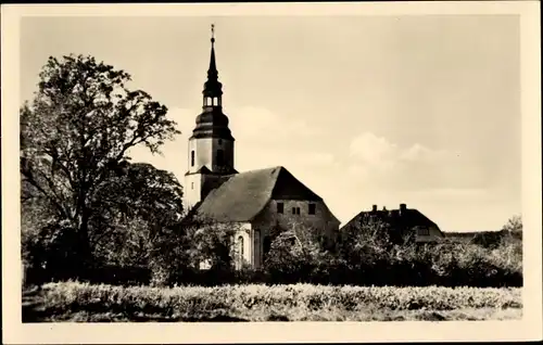Ak Ponitz Altenburger Land, Blick auf die Kirche
