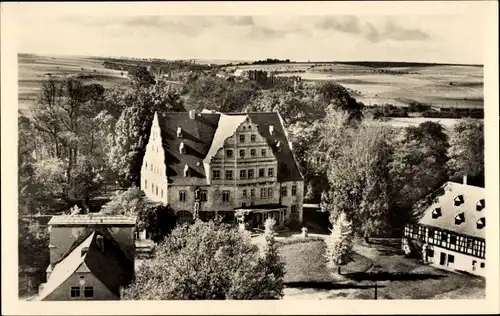 Ak Ponitz Altenburger Land Thüringen, Kulturhaus, Giebelansicht